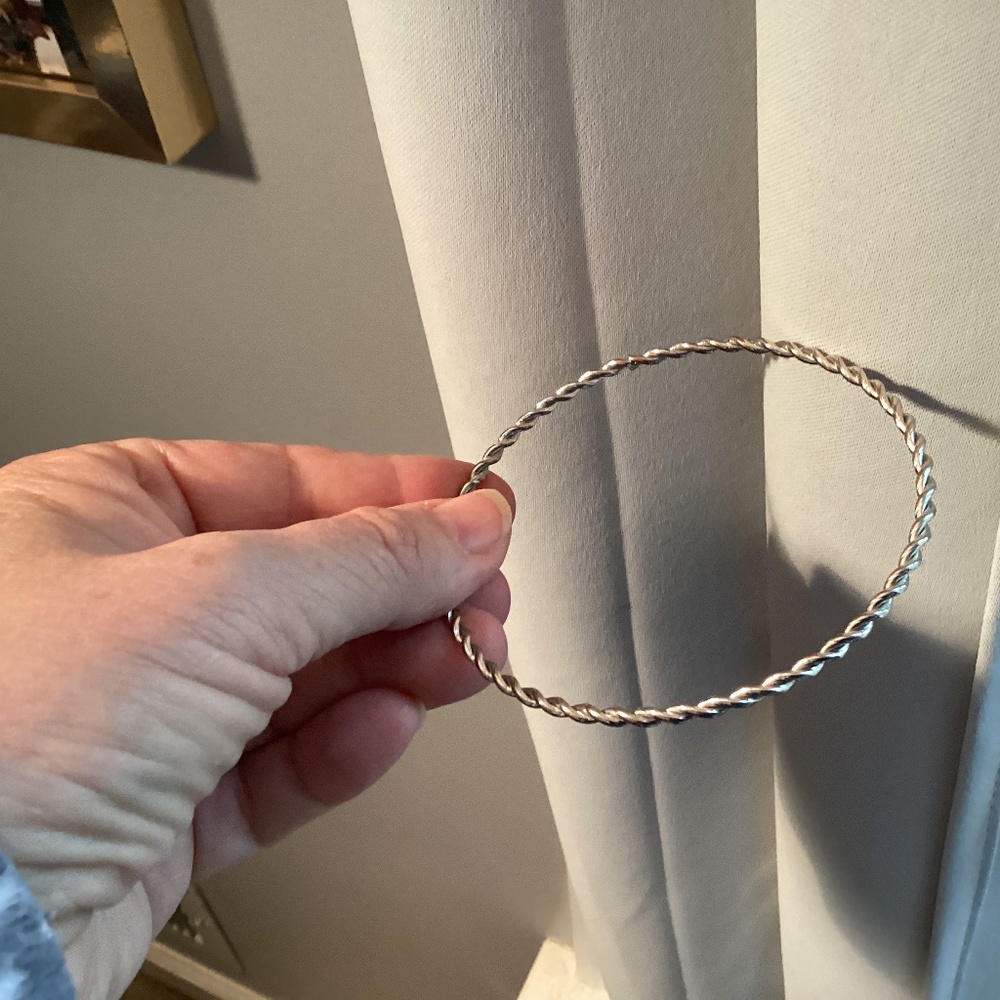 12 Silvertone Bracelet Bundle Scrolls Embossed Ba… - image 6